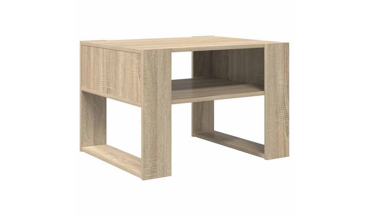 Walplus Engineered Wood Coffee Table - Sonoma Oak - 66 x 53 x 45 cm