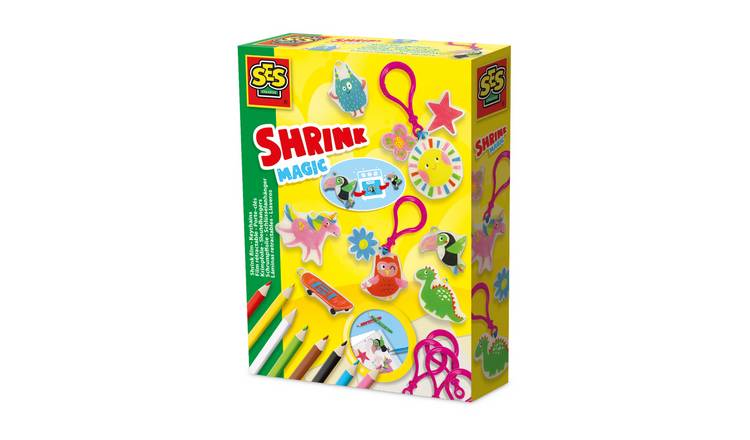 SES Creative Magic Shrink Keychains Craft Set