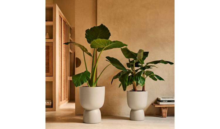 Elho Amber Coupe 35 Indoor Outdoor Plant Pot - White