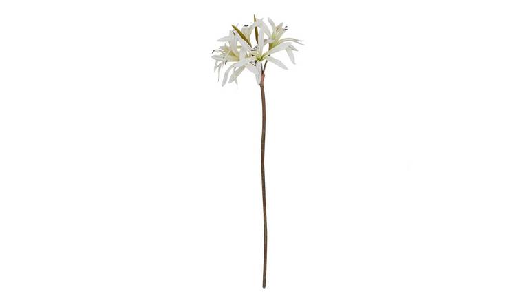 Hill Interiors The Natural Garden Nerine Lily Artificial Flower - White