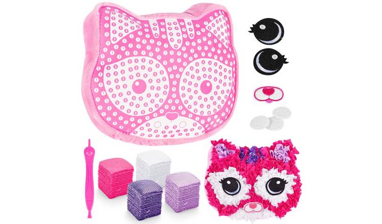 deAO DIY Pillow Craft Kit for Girls - Pink