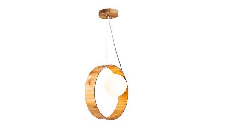 Elstead Sfera Pendant Light - Teak