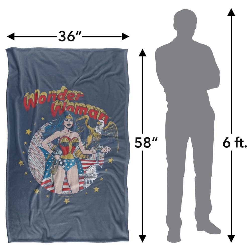 Wonder Woman Justice League Blanket - 147cm x 91cm - Image 4