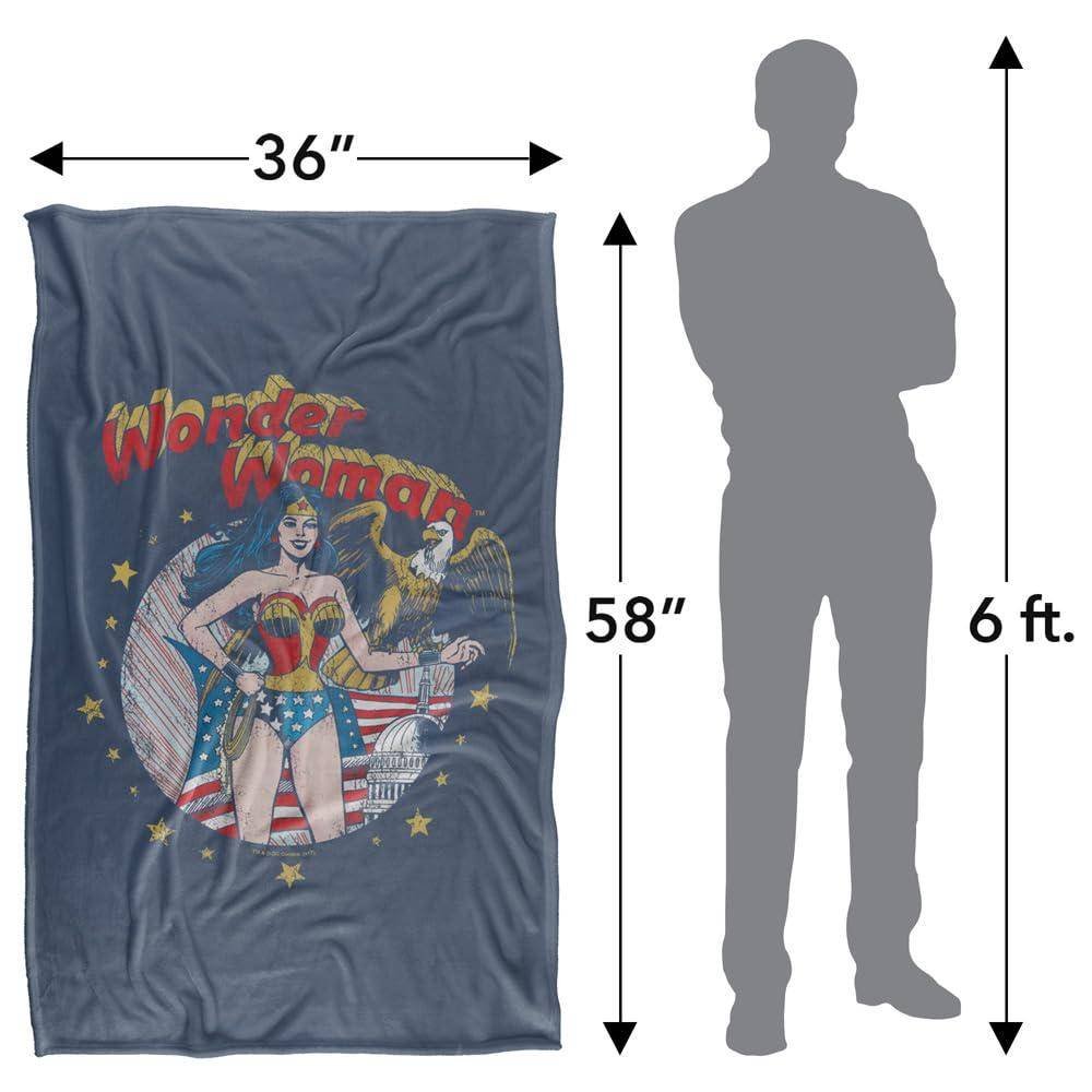 Wonder Woman Justice League Blanket - 147cm x 91cm - Image 4