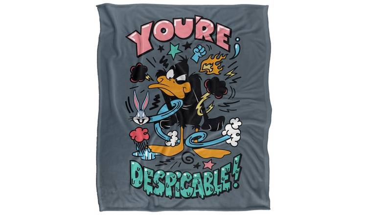 Looney Tunes Daffy Duck Youre Despicable Blanket - 147cm x 91cm
