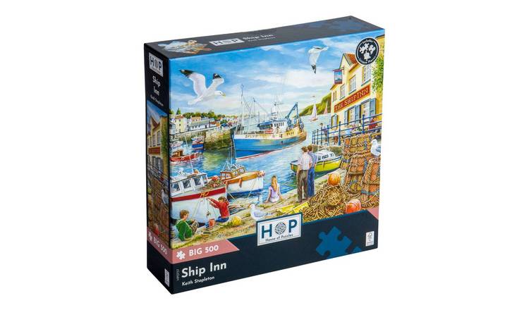 The House of Puzzles Ship Inn BIG 500 Piece Jigsaw Puzzle