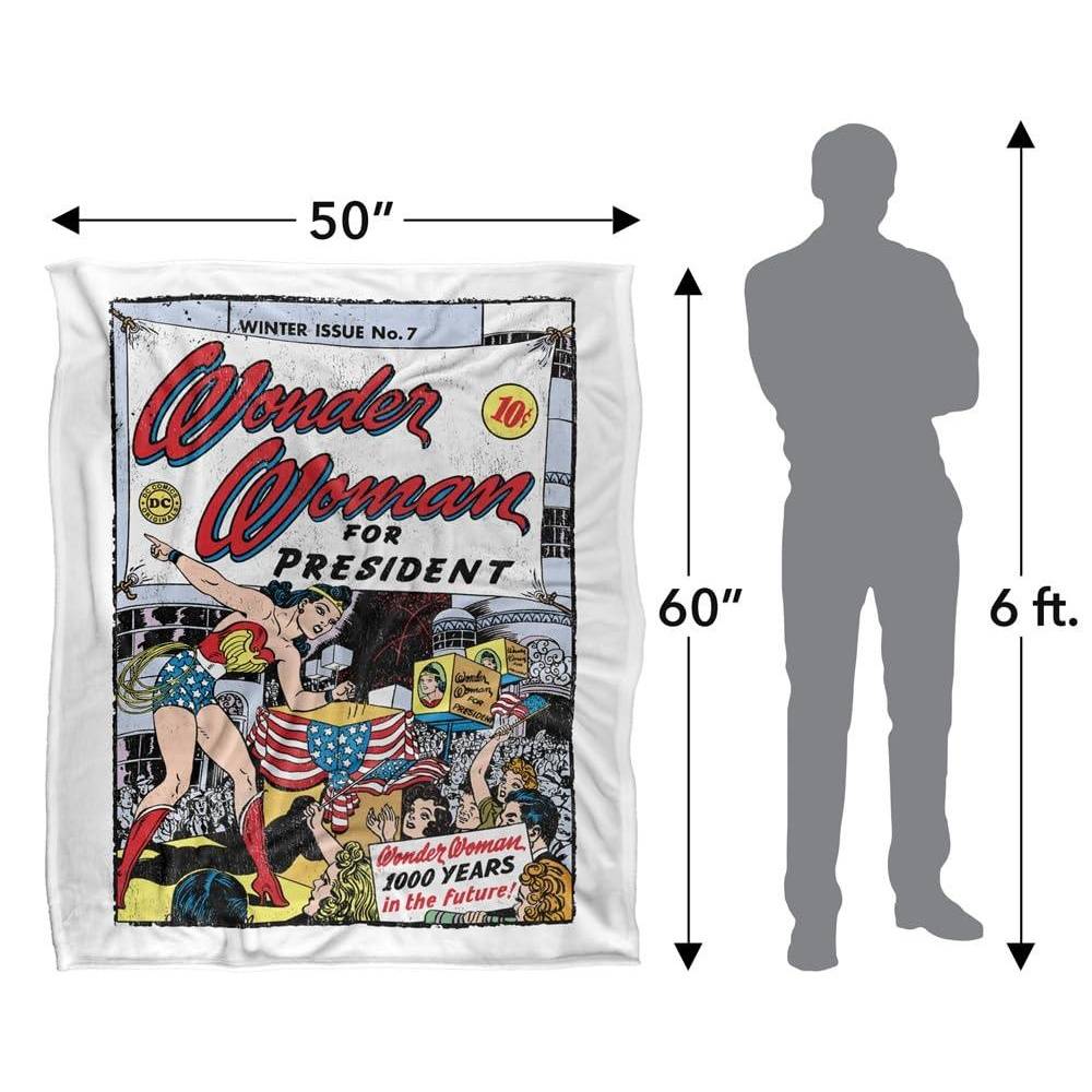 Wonder Woman For President Blanket - 147cm x 91cm - Image 4