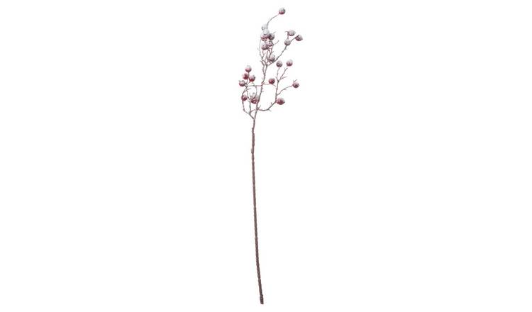Hill Interiors Festive Berry Christmas Artificial Plant - Red & White