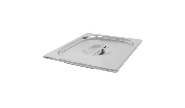 Argon Tableware Steel Gastronorm Container with Lid 1/2 - 850ml