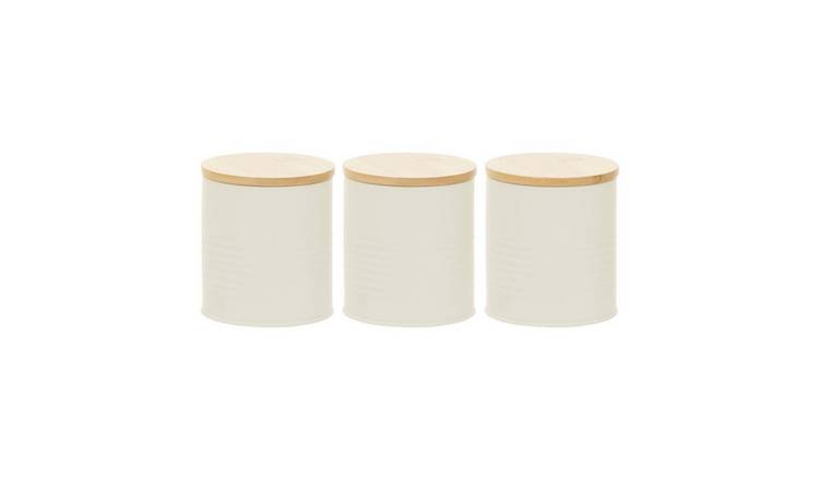 Orsina Set Of 3 Alton Cannisters – Cream