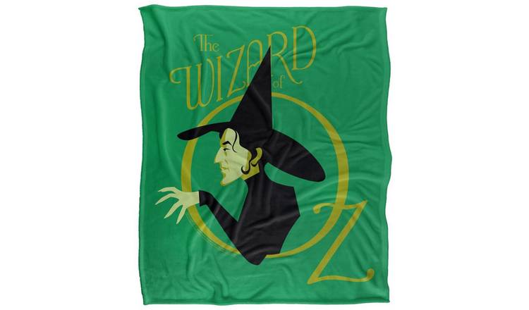 Wizard Of Oz Wicked Witch Of The West Logo Soft Touch Blanket - 152cm x 127cm
