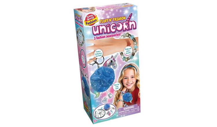 Small World Toys Fluff N Fashion Unicorn Craft Set