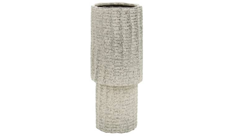 Orsina Soraya Large Speckled Stoneware Vase – Grey