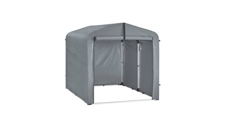 SoBuy 1 Door Outdoor Bike Shed - Grey
