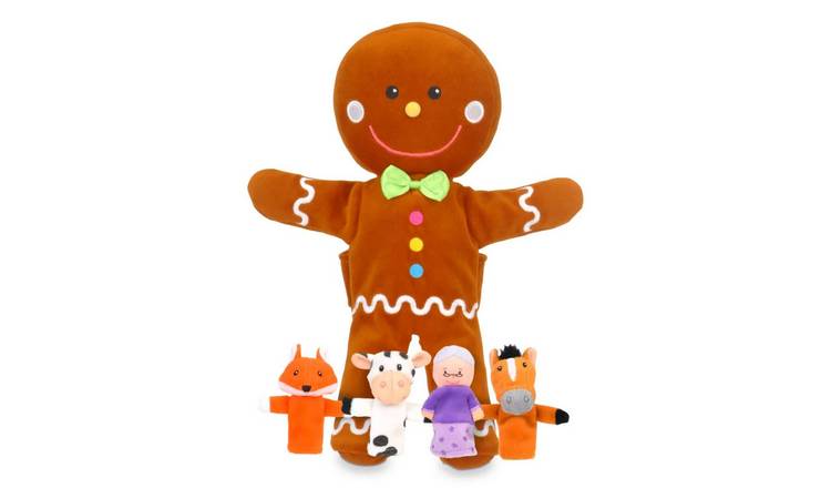 Fiesta Crafts Gingerbread Man Set Hand Puppet - 18 Months +