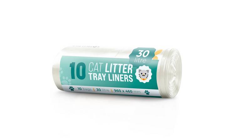 EcoBag Clear 30L Cat Litter Tray Liners - Pack of 10