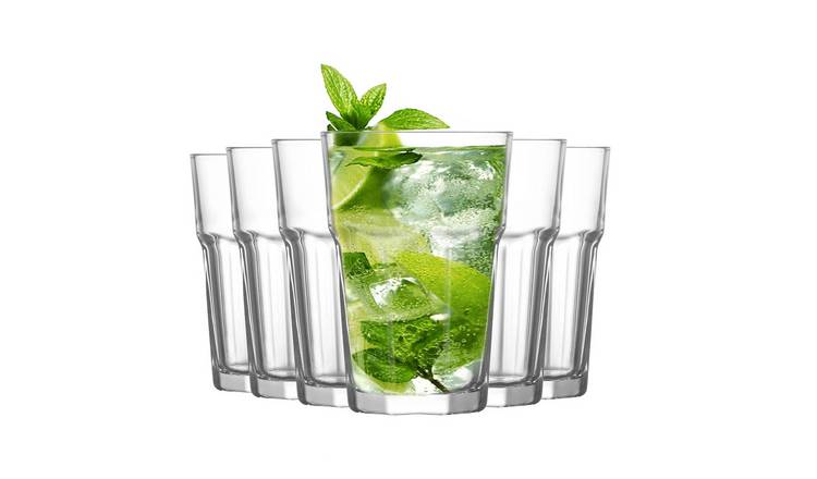 LAV Aras Highball Glasses - 365ml - Clear - Pack of 6