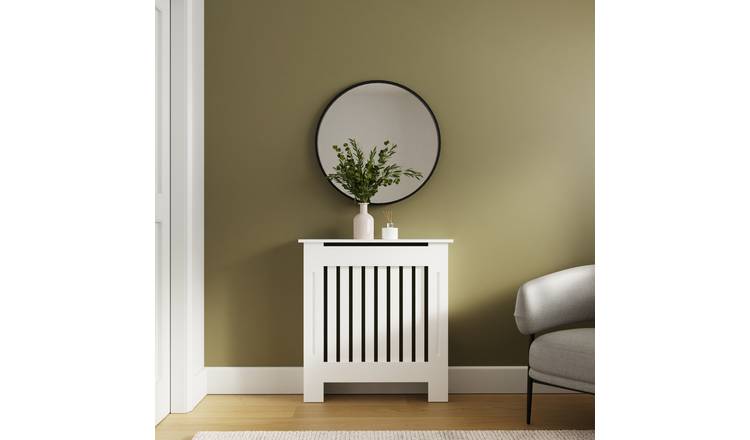 GFW Harrison Small Radiator Cover - White