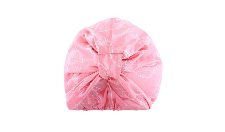 SMUG Satin Sleep Turban - Strawberry Surprise Print
