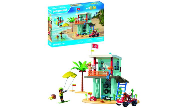 Playmobil Summer Vacation Lifeguard Tower with Beach Buggy