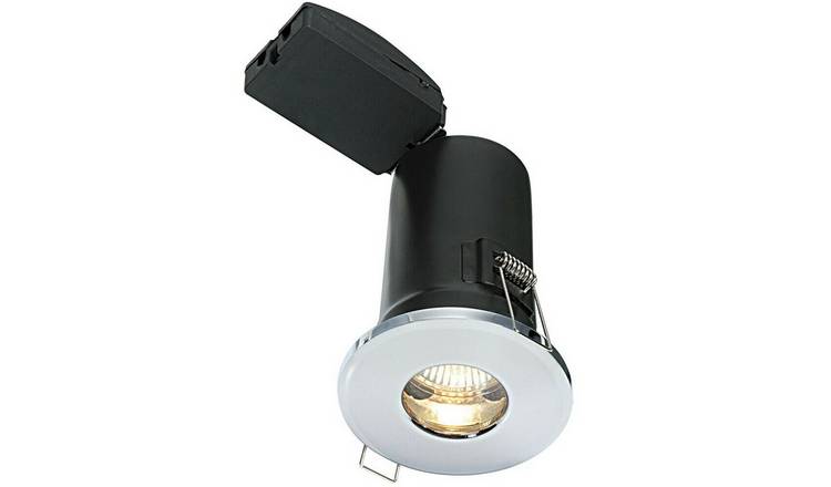 Loops Direct Shieldplus Die Cast Aluminium Downlight - Chrome