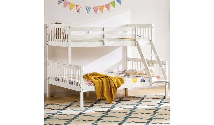 Vida Designs Milan Triple Sleeper Bunk Bed - White