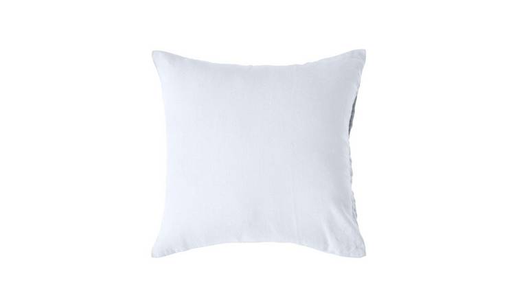 Homescapes Linen European Pillowcase - 60 x 60 cm - White