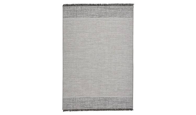 Mega Flooring Silver Kilim Plain Rug - 120 x 170cm