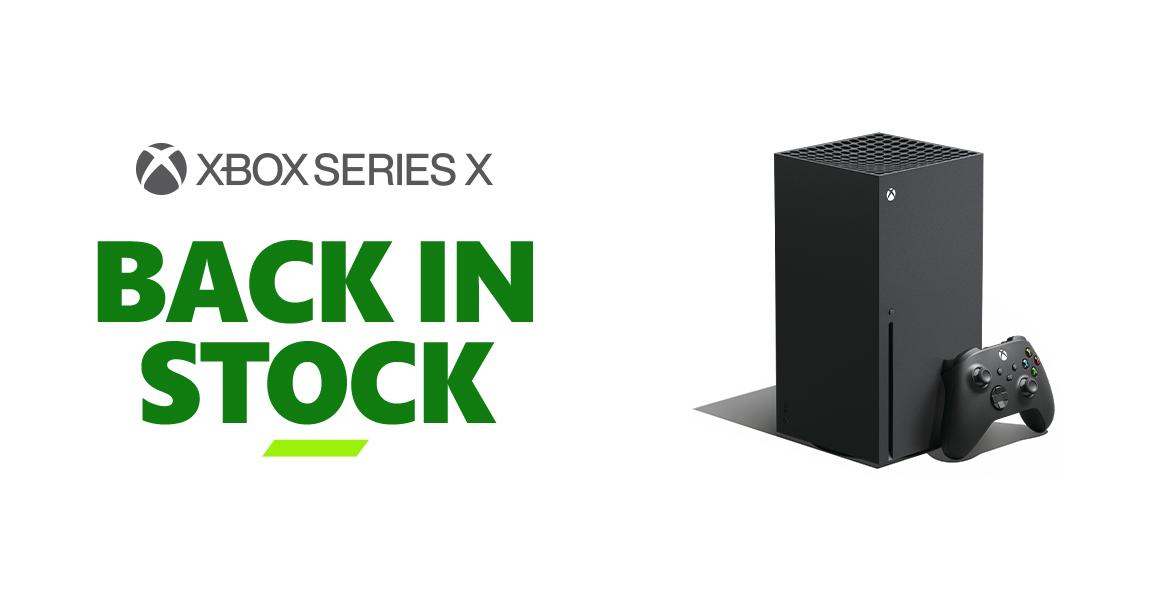 Xbox Series X. Back in stock.
