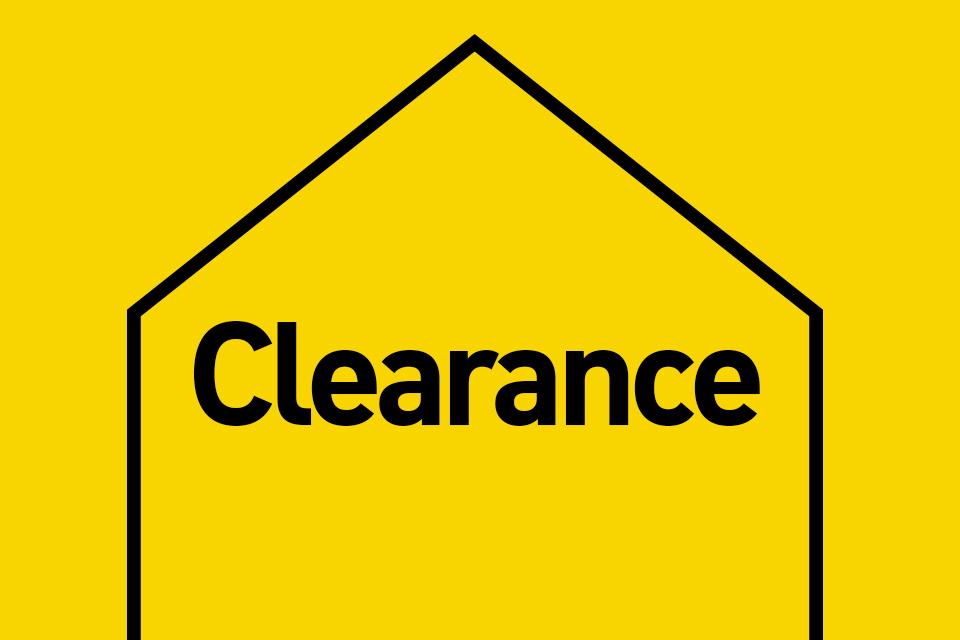 Shop clearance.
