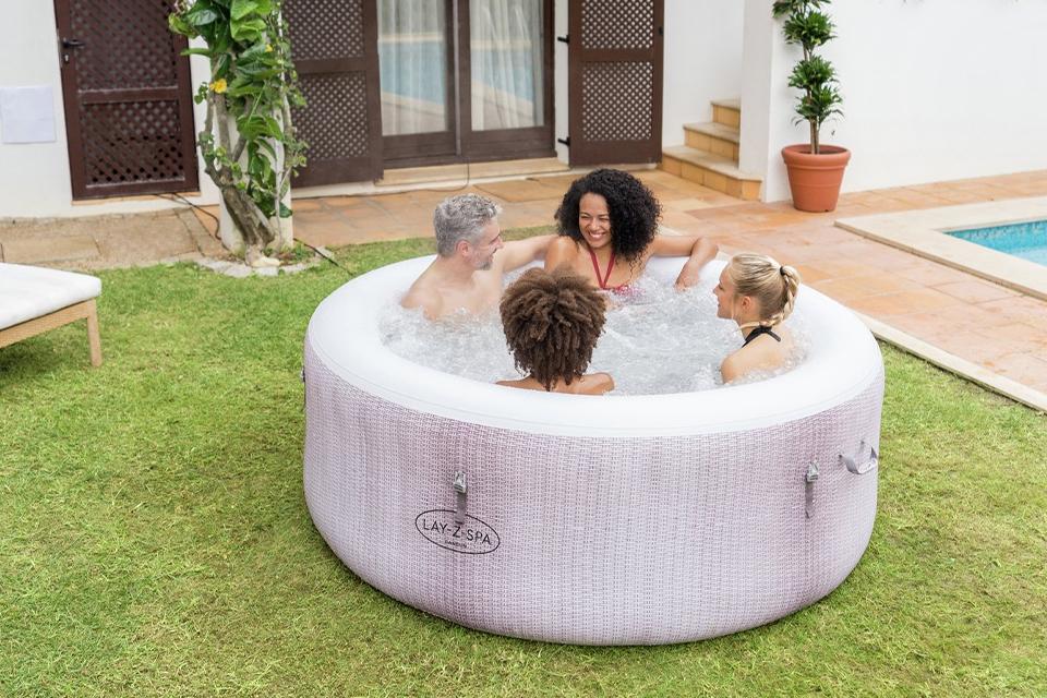 Lay-Z-spa Cancun 4 person hot tub.