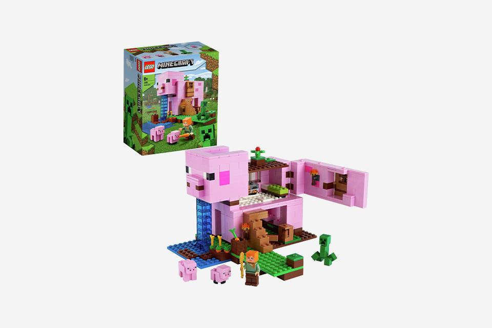 Buy LEGO Minecraft The Pig House Toy & Animal Figures Set 21170 | LEGO |  Argos