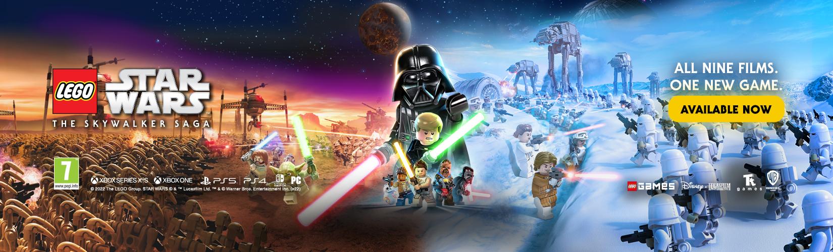 Lego Star Wars. The Skywalker Saga. All nine films one new game.