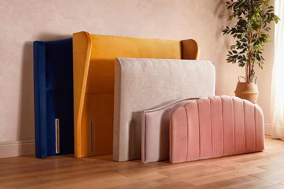 Stylish Silentnight headboards in a range of colours and sizes.