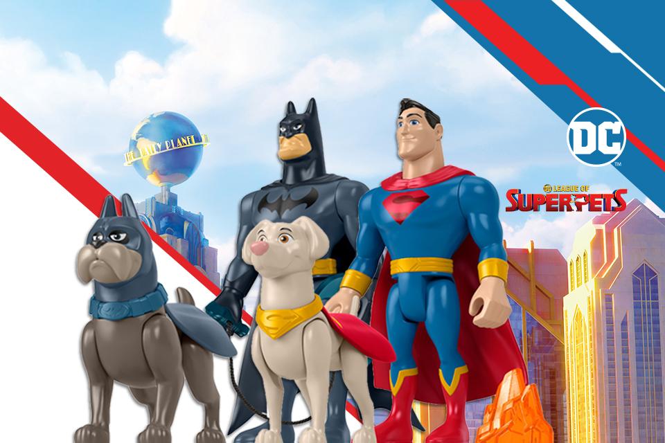 Join the DC League of Super Pets! NEW toys, out NOW!