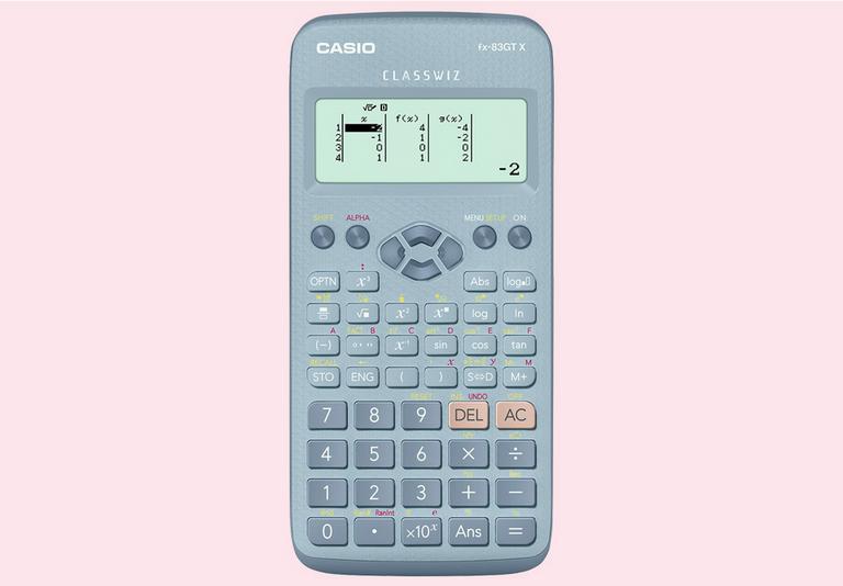 Scientific calculators.