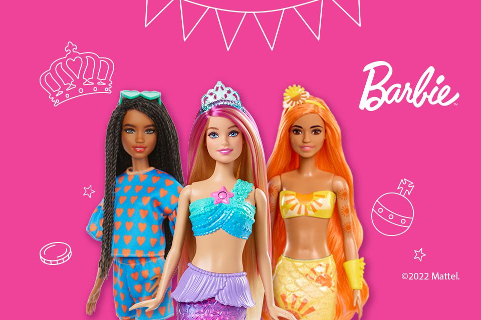 Save up to 1/2 price on selected Barbie.