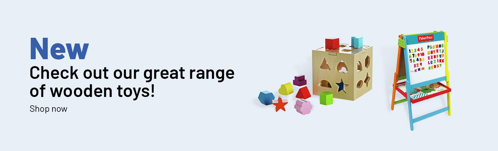 Check out our great range of wooden toys!