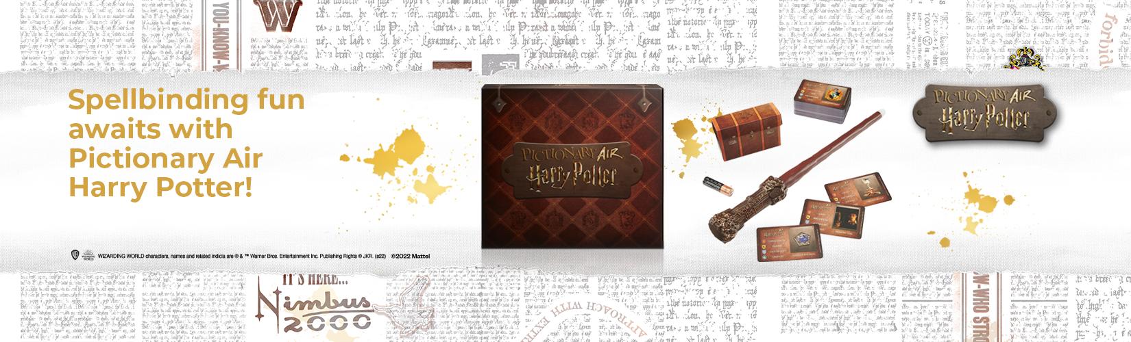 Spellbinding fun awaits with Pictionary Air Harry Potter.