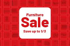 Furniture sale save up to a third