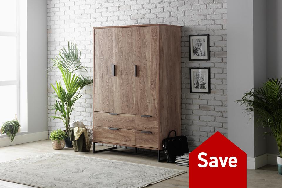 Save up to 1/3 on wardrobes.