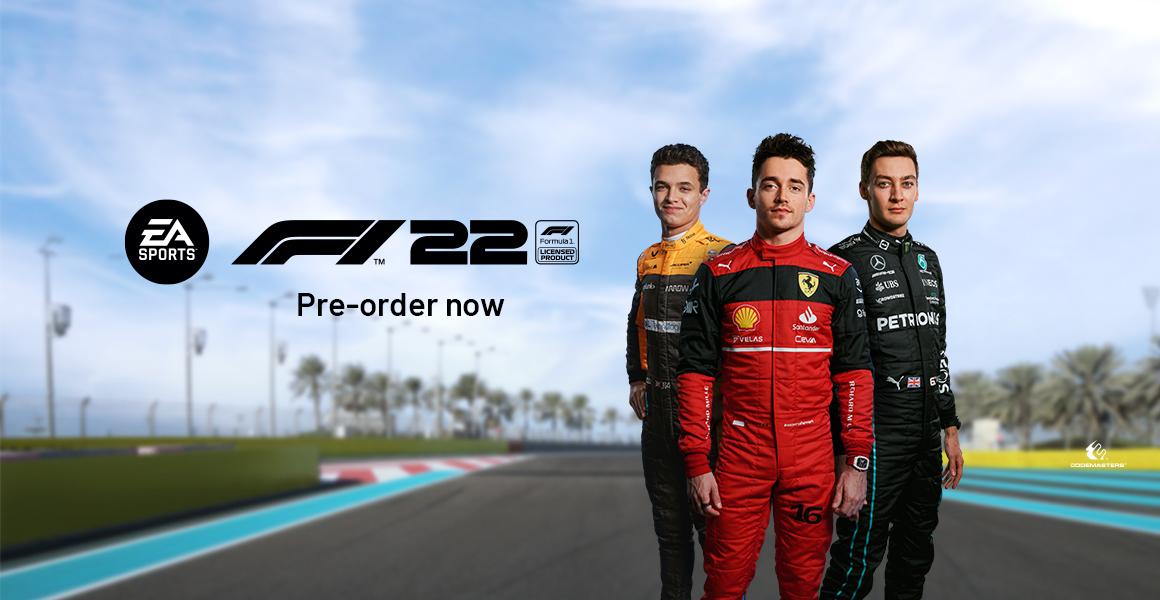 EA sports. F1 22. Pre-order now.