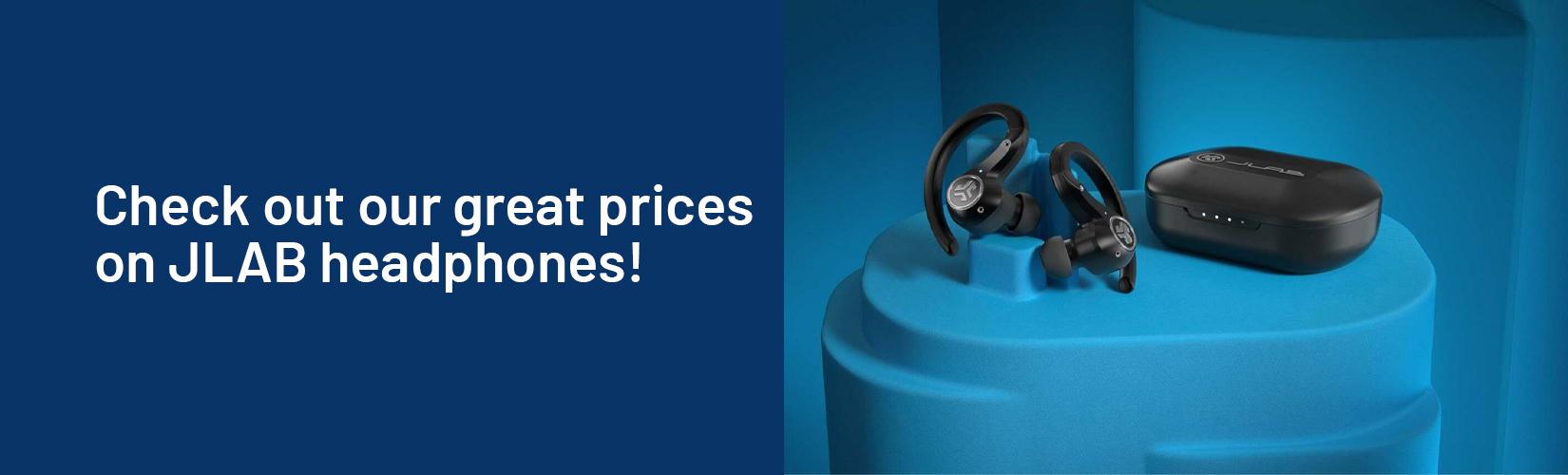 Check out our great prices on JLAB headphones!