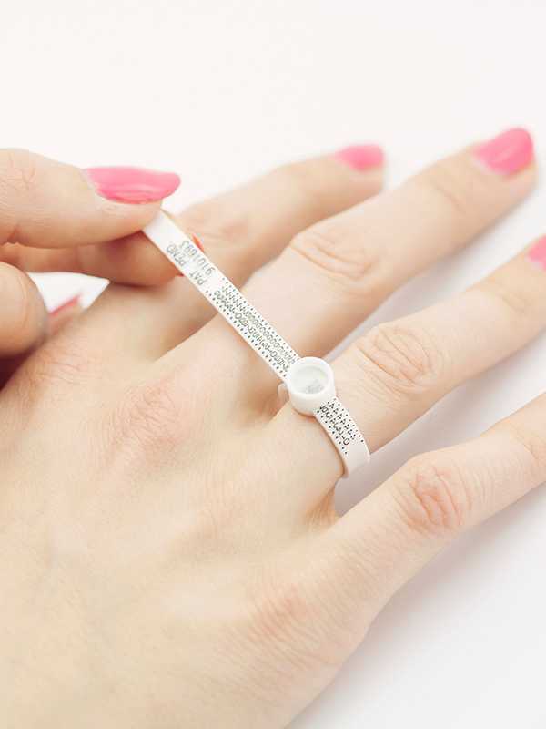 Make sure you get the right size with our handy ring sizing guide.