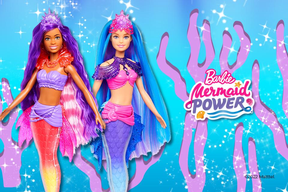 Barbie Dreamtopia mermaid and princess collection.