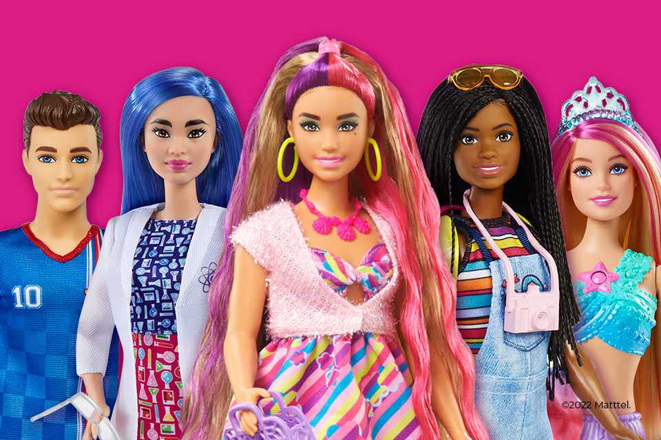 Barbie 5 Pack Knickers - Multi