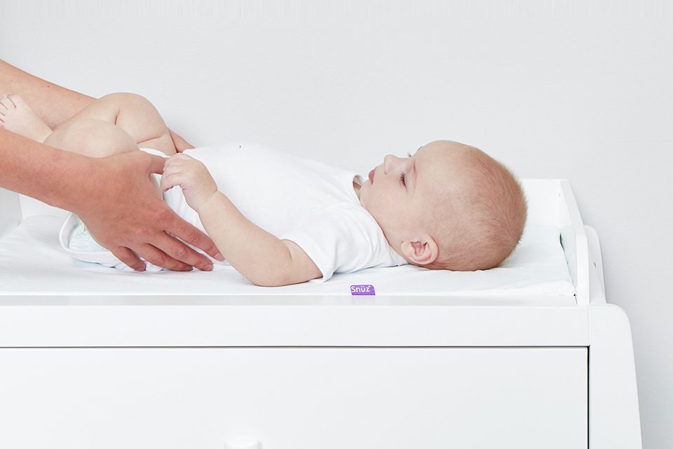 TB Rio changing table in white colour.