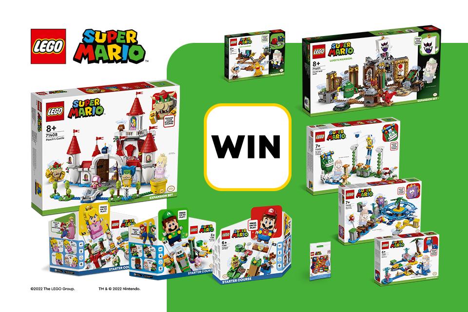 WIN the ULTIMATE 10 set LEGO® Super Mario™ course bundle!