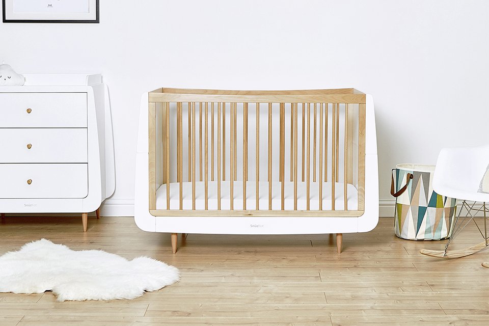 SnuzKot Skandi cot bed.
