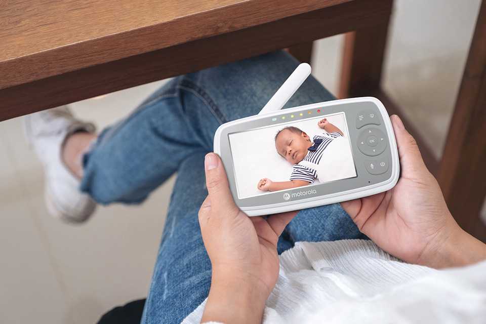 Motorola VM44 smart video baby monitor.
